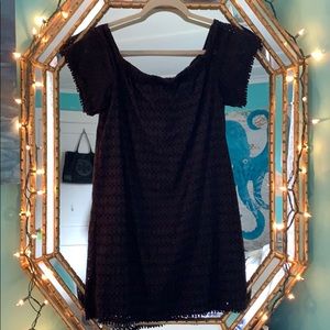 Off the shoulder shift Dress